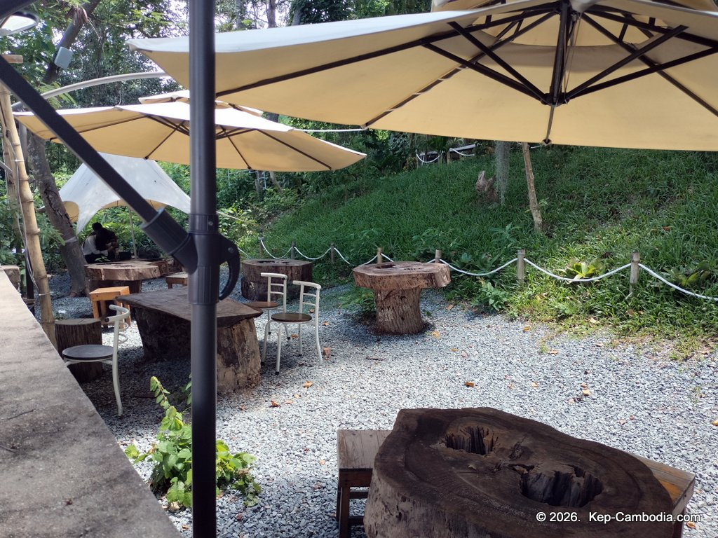 Cafe Chas in Kep, Cambodia.