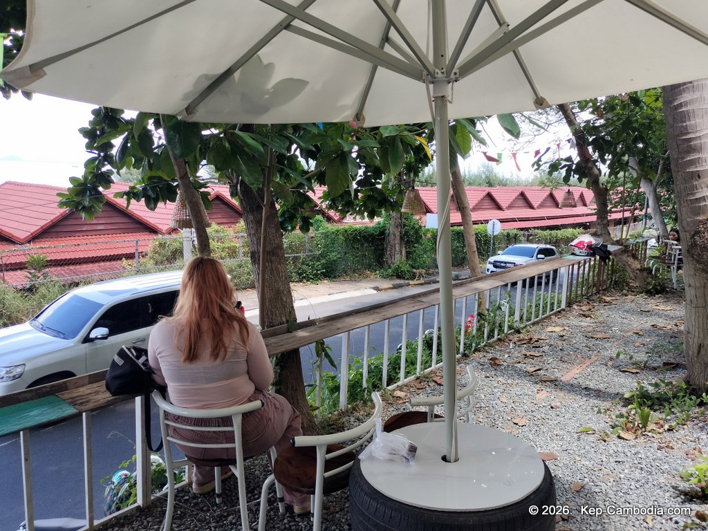 Cafe Chas in Kep, Cambodia.