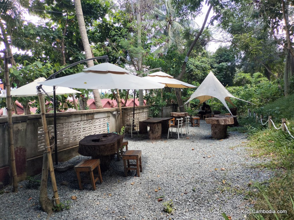 Cafe Chas in Kep, Cambodia.