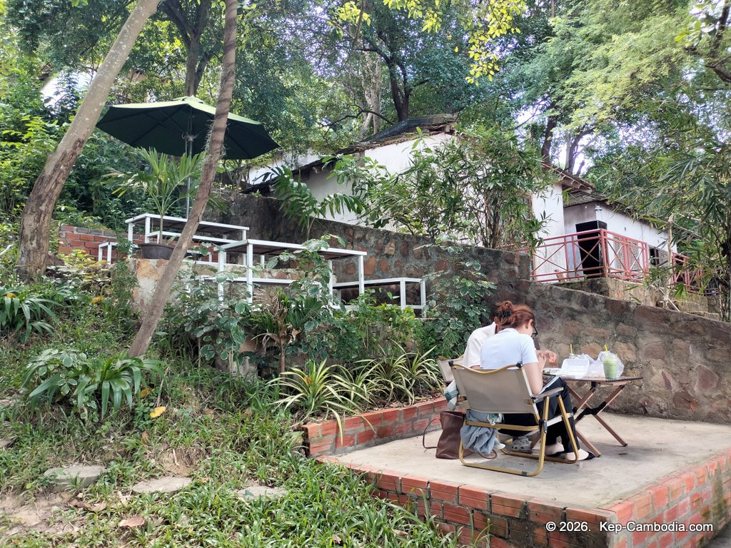 Cafe Chas in Kep, Cambodia.