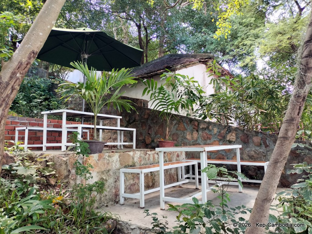 Cafe Chas in Kep, Cambodia.