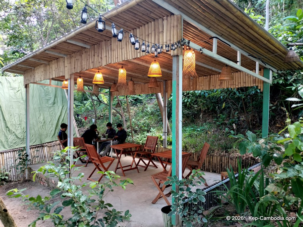 Cafe Chas in Kep, Cambodia.
