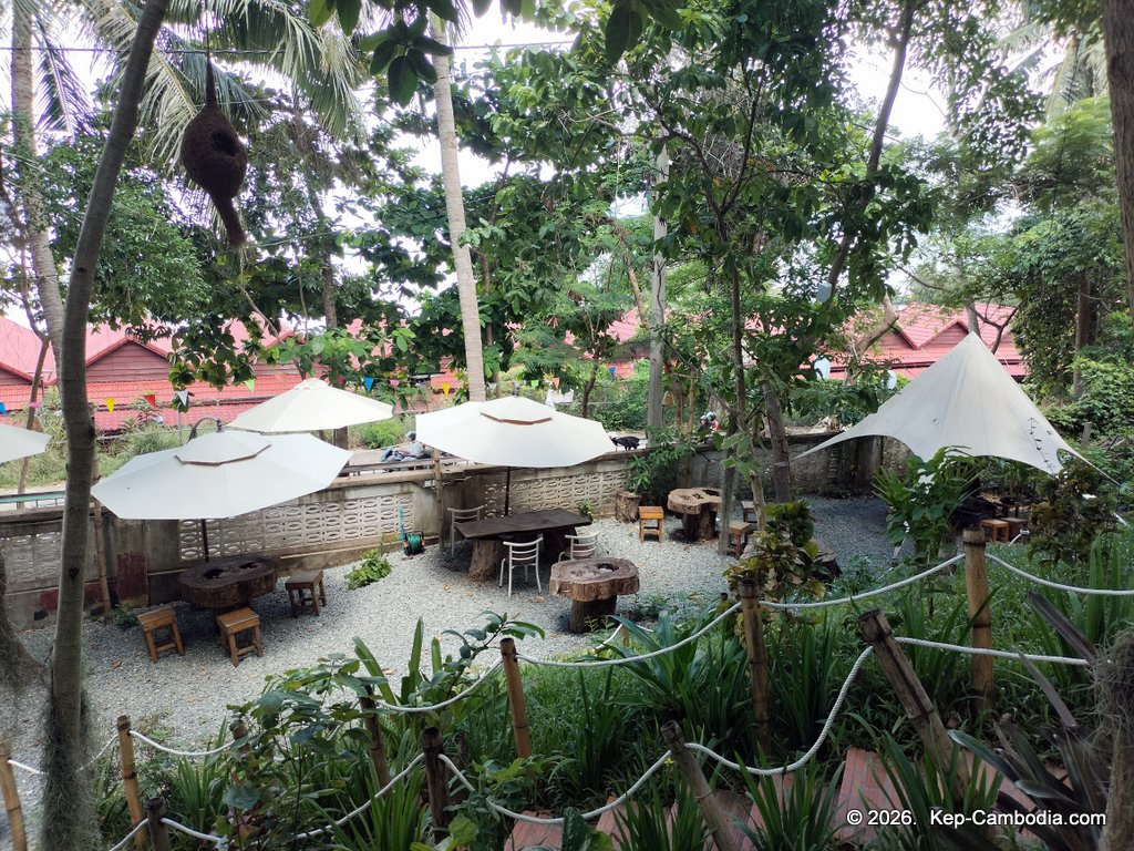 Cafe Chas in Kep, Cambodia.